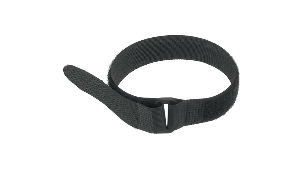 Hook and Loop Cable Binder with Tie 457.2 x 19.1mm Polyamide Black