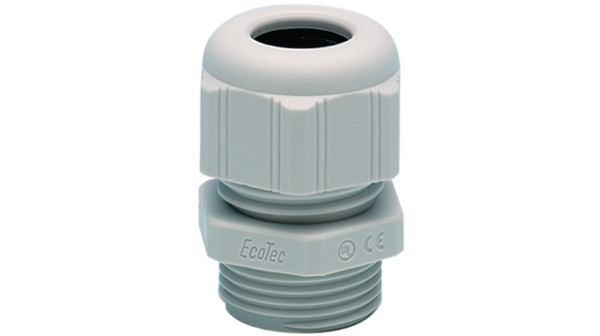 Cable gland, 3 ... 6.5mm, M12, Polyamide, Grey