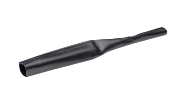 Heat-Shrink Tubing Polyvinyl Chloride (PVC), 3.2 ... 6.4mm, Black, 250mm