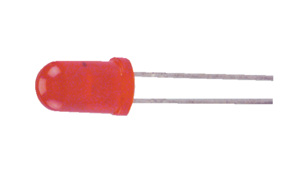 LED avec résistance 627 nm Rouge T-1 3/4 14 V
