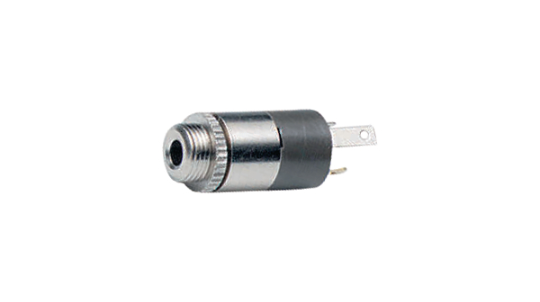 Jack Panel Socket, Socket, Stereo, Straight, 2.5 mm