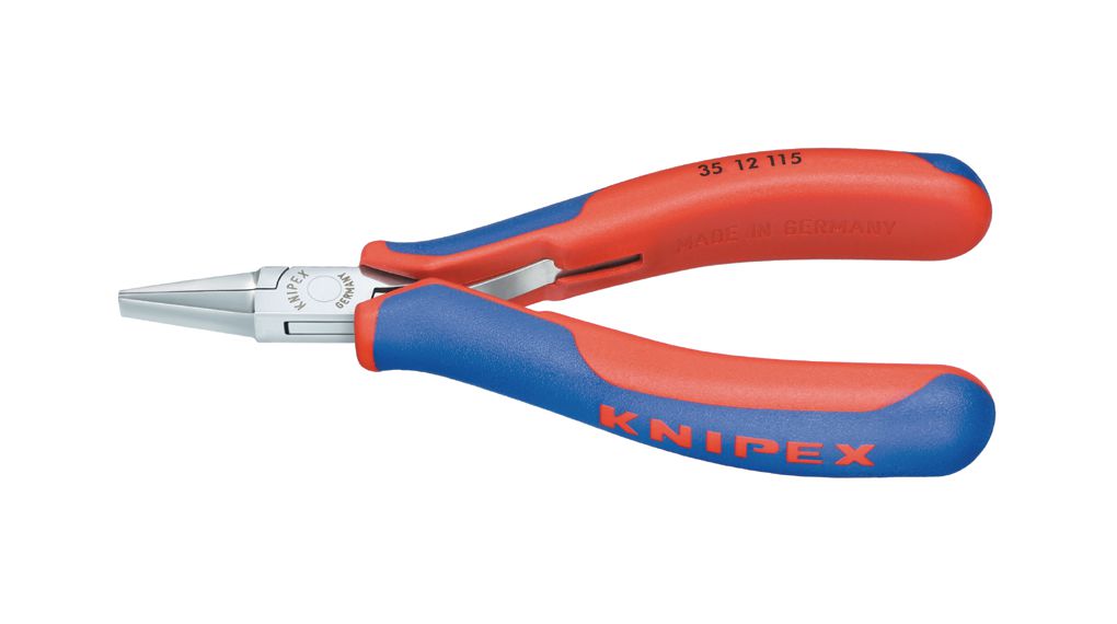 Electronic Gripping Pliers, Short / Flat, 115mm
