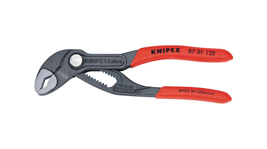 Water Pump Pliers, Slip Joint, Push Button, 29mm, 125mm