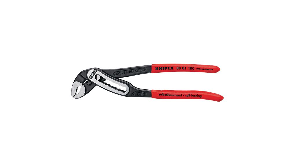 Slip-Joint Gripping Pliers, Self-Clamping, 42mm, 180mm