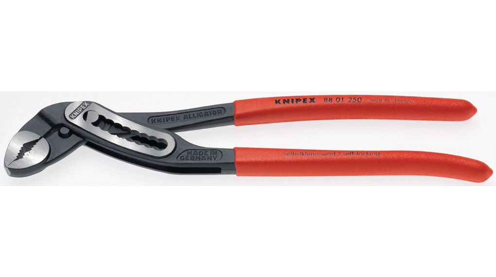 Slip-Joint Gripping Pliers, Self-Clamping, 50mm, 250mm