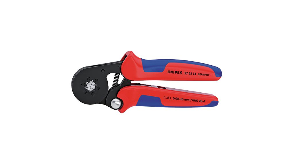 Crimping Pliers for End Sleeves (Ferrules), 0.08 ... 10mm², 180mm
