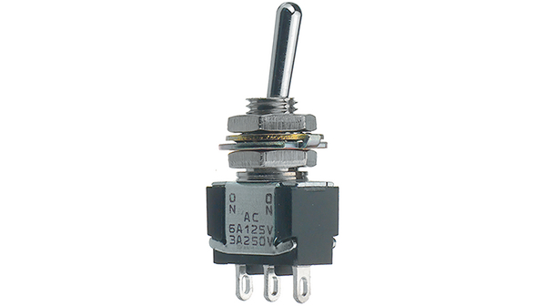 Miniature Toggle Switch ON-ON 6 A 3CO