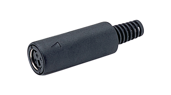 Mini-DIN Connector, 2A, 12 / 100V / V, 6 Poles, Socket