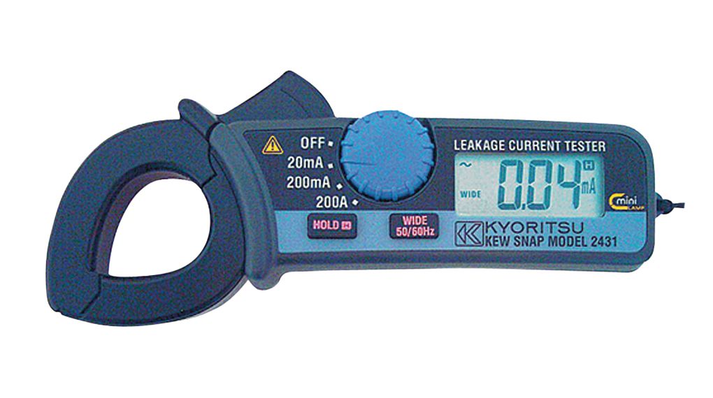 Current clamp meter, , LCD