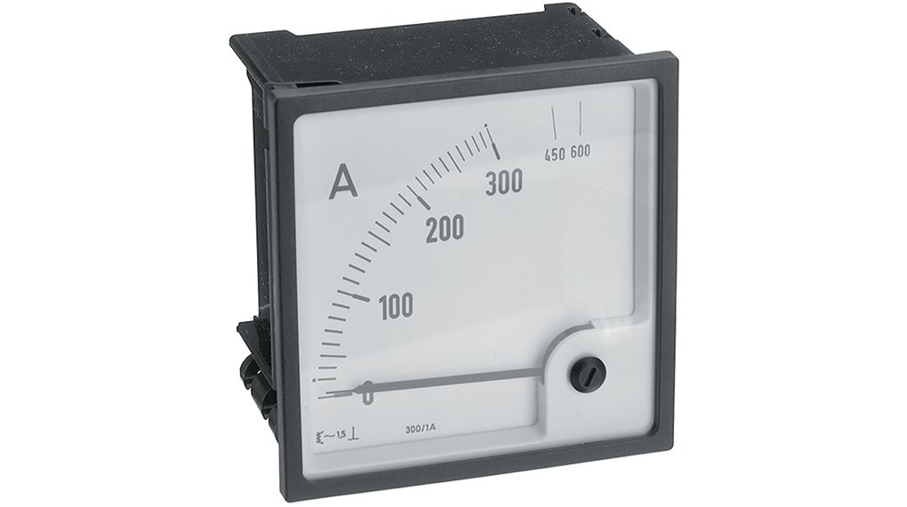 Instrument d'affichage analogique AC: 0 ... 20 A 68 x 68mm