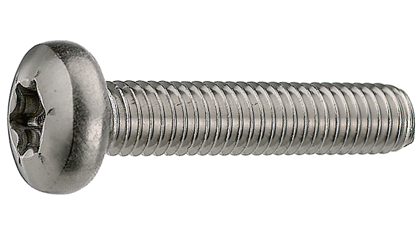 Screw, Machine / Pan Head, Torx, T20, M4, 16mm