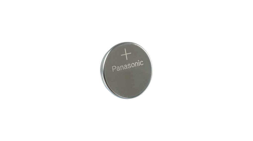 Button Cell Battery, Lithium, CR2032, 3V, 225mAh
