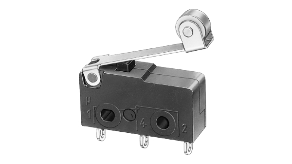 Micro Switch 1050, 5A, 1CO, 0.6N, Roller Lever