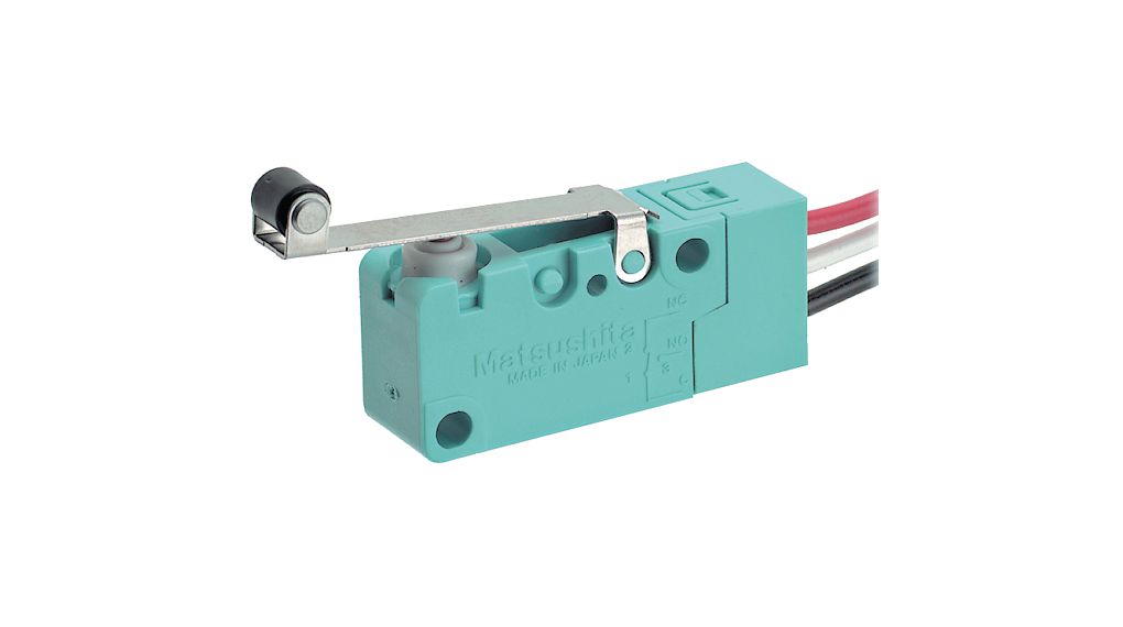 Micro Switch ABV, 3A, 1CO, 1.18N, Roller Lever