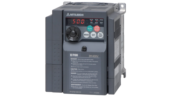 Convertitori di frequenza, FR-D700 Series, MODBUS RTU / RS-485, 2.2A, 750W, 380 ... 400V