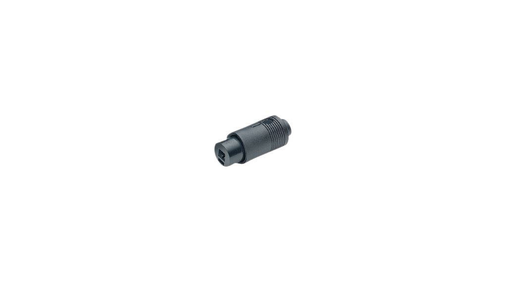 Female Cable Connector, 2 Poles, Socket