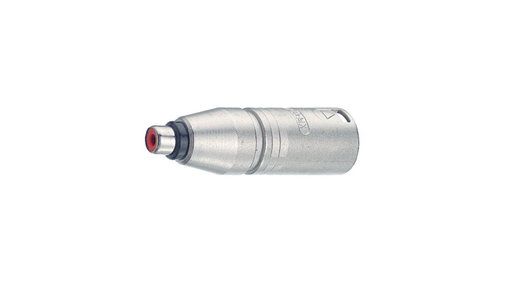 Audioadapter, Gerade, XLR-Stecker - RCA-/Cinch-Buchse