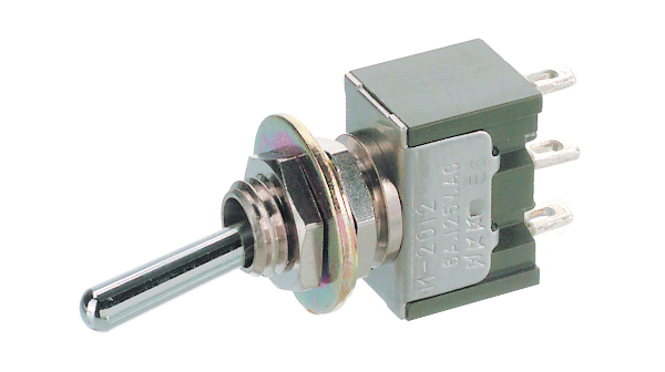 Miniature Toggle Switch (ON)-OFF-(ON) 3 A