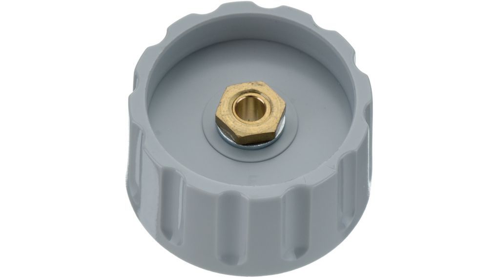 Classic Collet Knob 36mm Grey Plastic Without Indication Line Switches