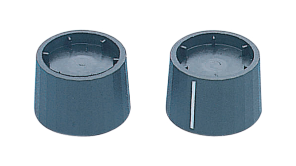 Rotary Knob 25.3mm Black Aluminium Without Indication Line Rotary Switch