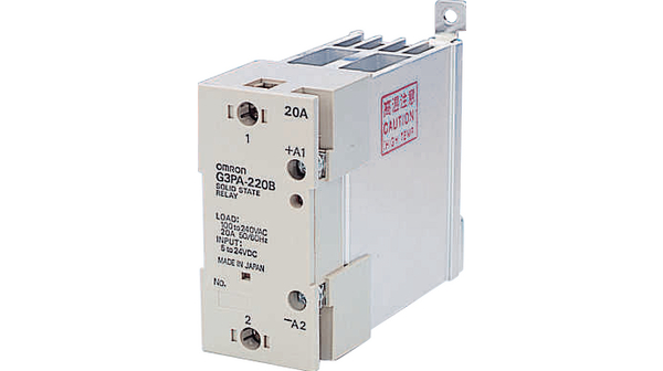 Solid State Relay, G3PA, 1NO, 20A, 440V, Screw Terminal