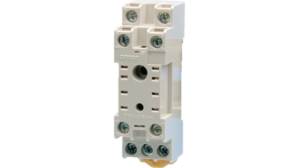 Relay socket, 8-pin, Screw Terminal