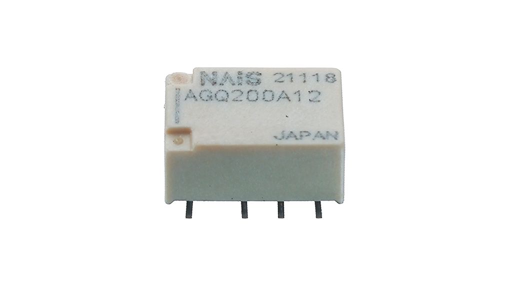 Signal Relay AGQ, DC, 4.5V, 1 / 300A / mA, 145Ohm