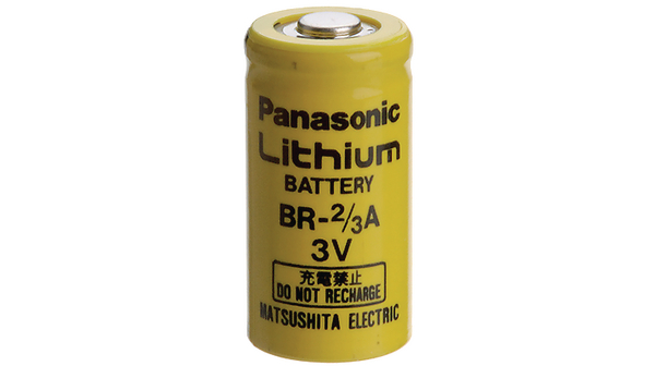 Primært batteri, 3V, 2/3A, Litium