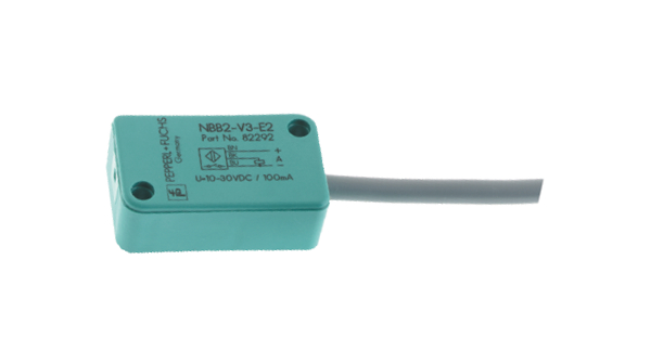 Sensore induttivo PNP, contatto di commutazione (NO) 1kHz 30V 100mA 2mm IP67 Cavo, 2 m NBB2
