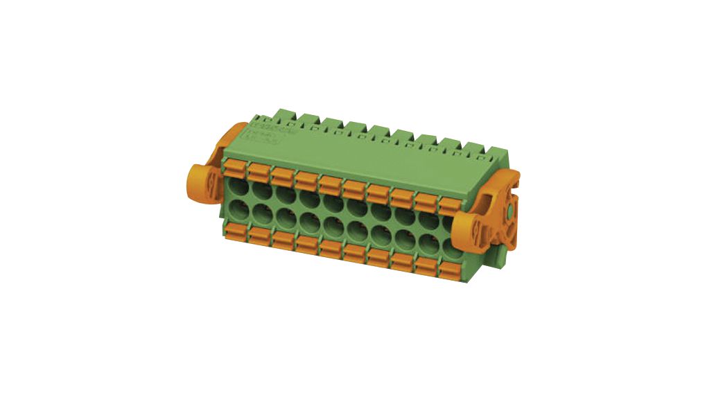Pluggable Terminal Block, Straight, 3.5mm Pitch, 8 Poles