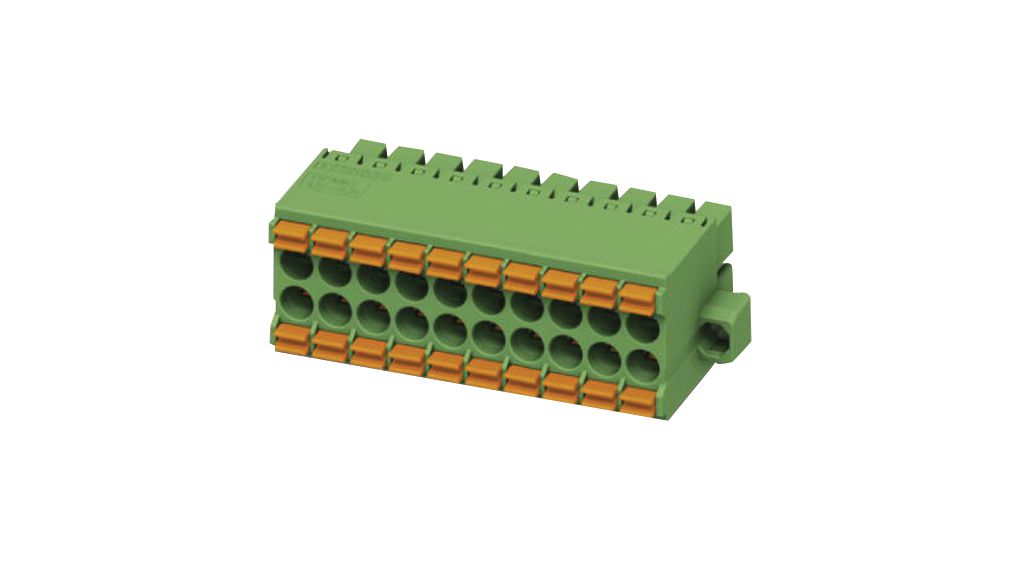Pluggable Terminal Block, Straight, 3.5mm Pitch, 8 Poles, Pack of 50 pieces
