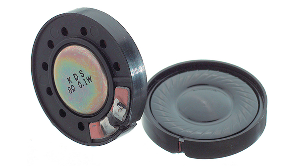 Miniature Loudspeaker 40mm 300mW 8Ohm 92dB