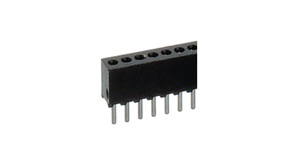 Embase pour circuit imprimé, Femelle, 1A, 150V, Contacts - 25