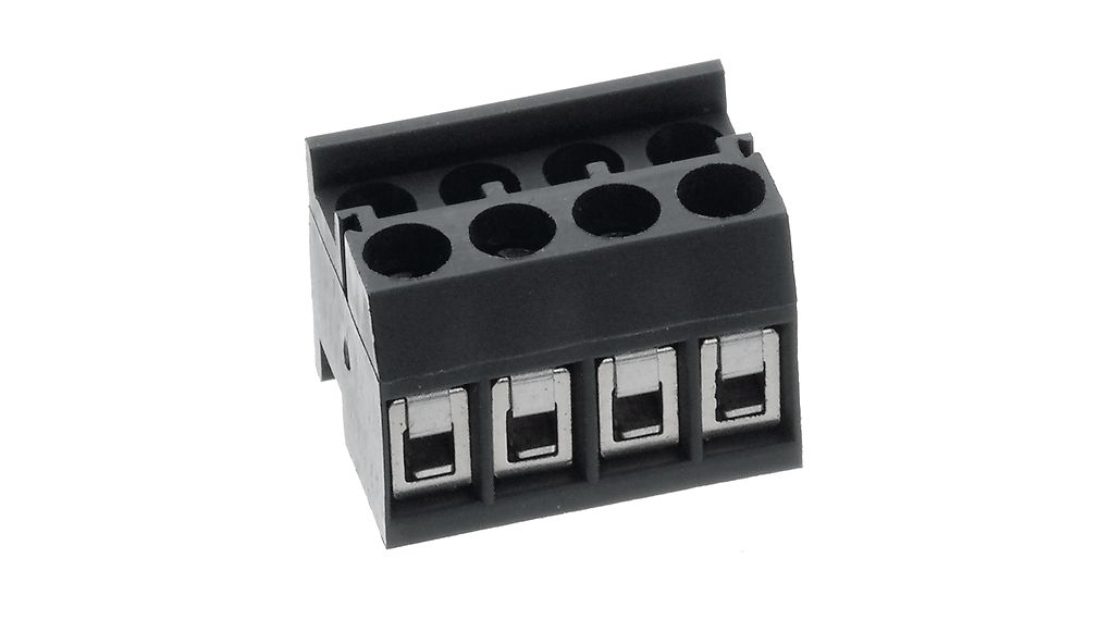 Pluggable Terminal Block, Right Angle, 3.5mm Pitch, 2 Poles