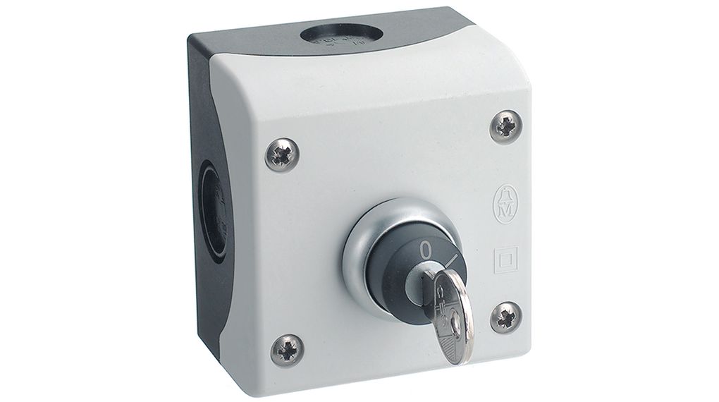 Key-Operated Switch 1NC + 1NO 2-Pos 60° Latching Function