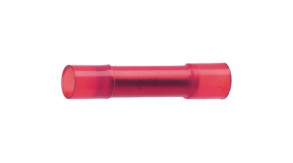Butt Splice Connector, Tinned Copper, 3.2mm, Pack of 100 pieces