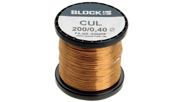 Copper Wire, 0.79mm², ø1mm, 200g