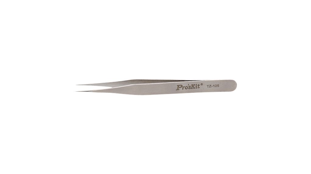 Tweezers Precision / SMD Stainless Steel Very Sharp 120mm