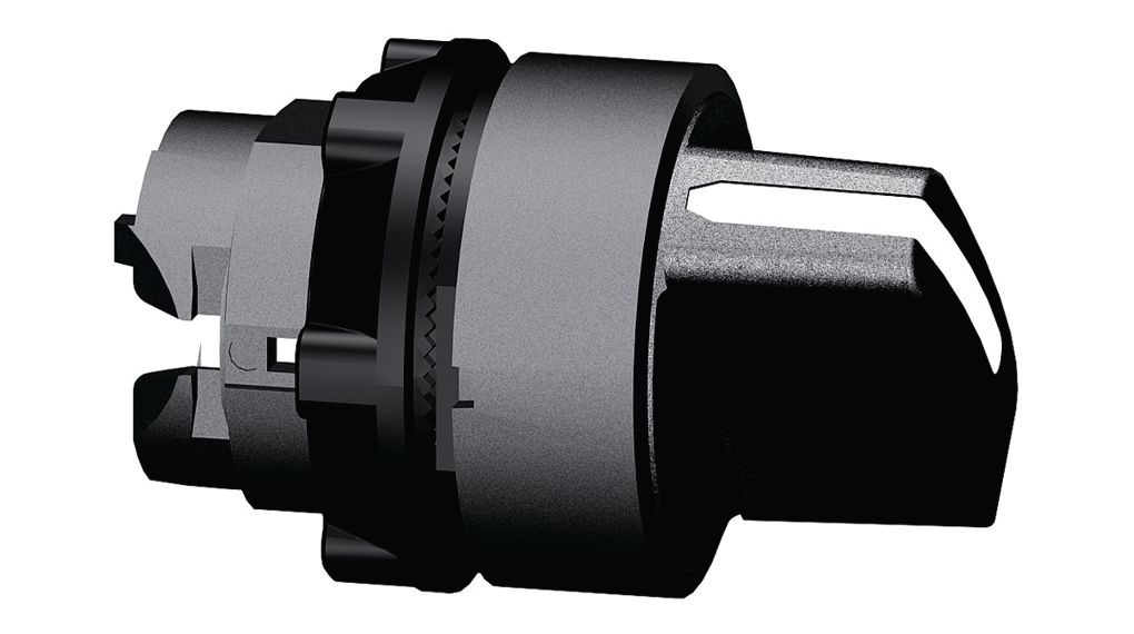 Selector Switch Head Latching Function Handle Black IP67 / IP69 / IP69K Harmony XB5 & XALF Series Pushbutton Switches