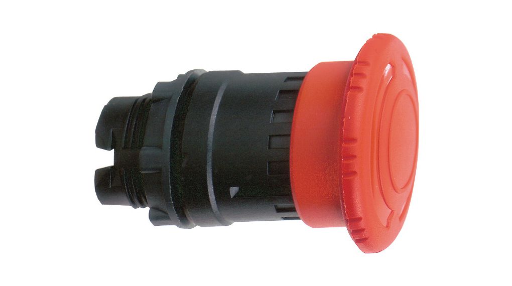Emergency Switch-off Head, ø40mm, Round Head, Rotary Release Latching Function Mushroom Pushbutton Red IP66 / IP67 / IP69 / IP69K Harmony XB5 Series Pushbutton Switches