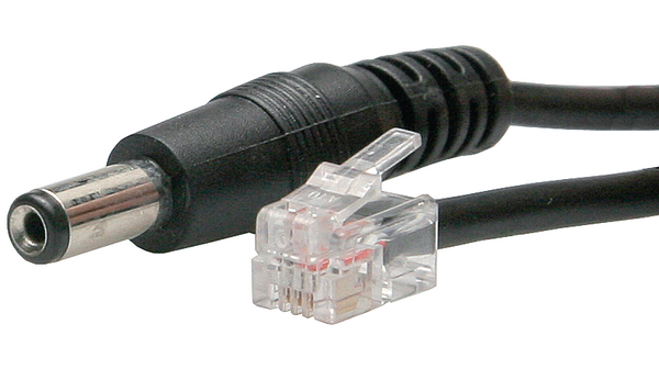 Kabelsett Modulære kontakt 2,1 x 5.5 mm sylinderplugg