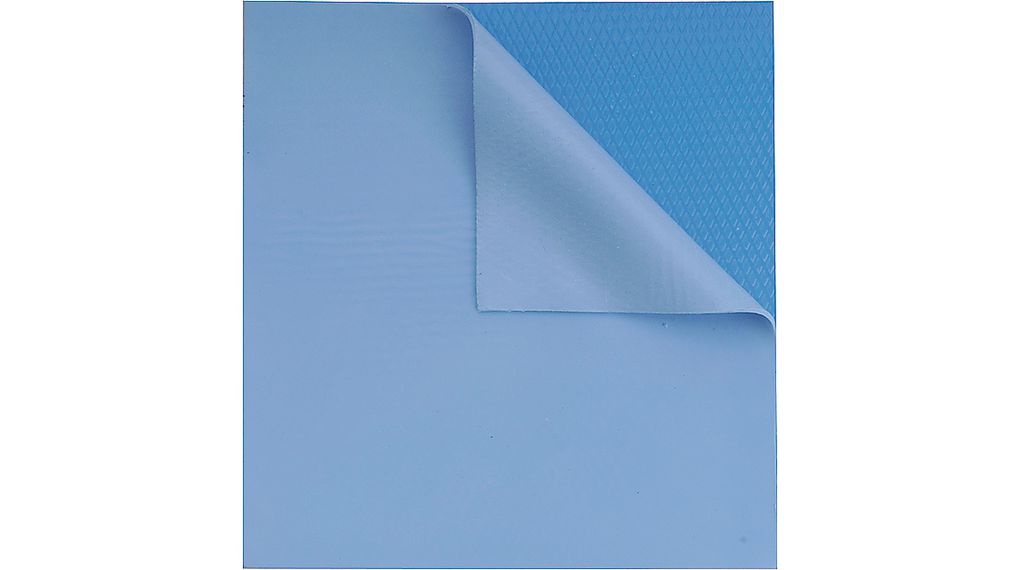 Tampon de remplissage thermique Bleu clair Non coupé 3W/mK 0.25K/W 100x100x0.5mm