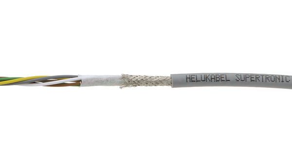 Kabel voor trekveren Polyurethaan 7x 0.34mm² Afgeschermd 100m