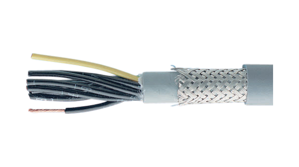 Kabel voor trekveren Polyurethaan 4x 1.5mm² Afgeschermd 100m