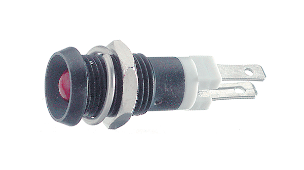 LED kontrolka Z 568nm, ČV 635nm Zelená/červená 8.2mm 28V IP40