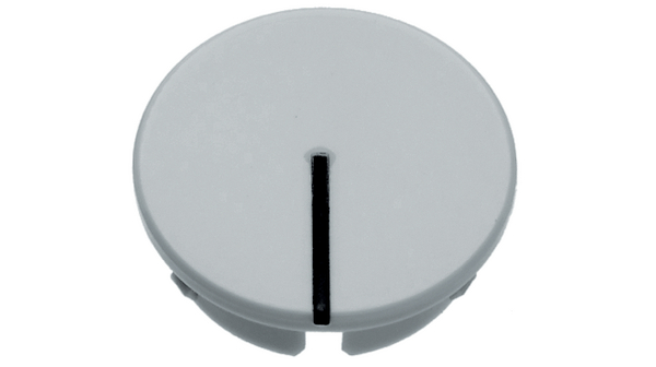 Cover 18.5mm White Indication Line Round Black Collet Knobs