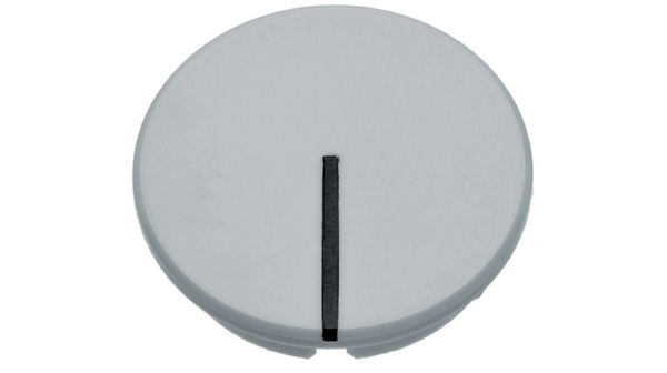 Cover 24.5mm White Indication Line Round Black Collet Knobs