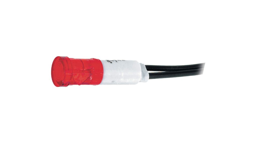 Žárovka indikátoru Neon 250V Červená