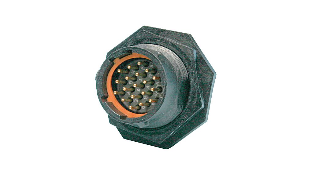 Gerätestecker, Stecker, 19 Anzahl Kontakte, 5A, 32V, IP68 / IP69K
