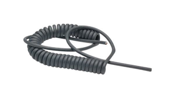 Spiral Cable 8x 0.25mm² Black 700mm ... 2.8m